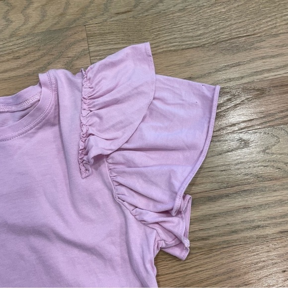 Crewcuts Girls' ruffle-sleeve T-shirt - Picture 3 of 6
